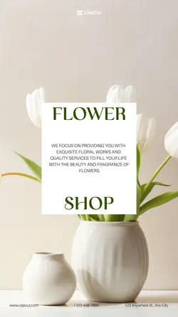 Life Service Service Display florist Simple style