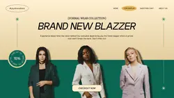 Fashion Brand Formal Blazzer Sale Facebook Cover