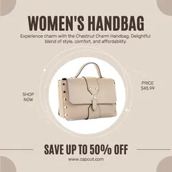 Fashion Women's Handbag Promotion Instagram Post