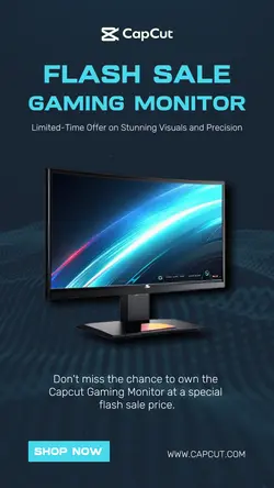 Electronic Gaming Monitor Sale Instagram story