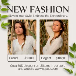 New Fashion Fashion Industry Instagram Post