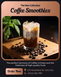 Food & Beverage Coffee Smoothies Instagram Portrait