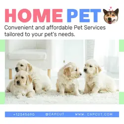 Pet Services Promotion Instagram Post