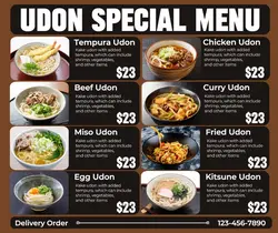 Food Udon Special Menu Facebook