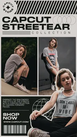 FASHION STREET WEAR COLLECTION GREY