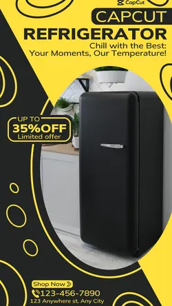 Refrigerator Electronic Promotion Instagram Story