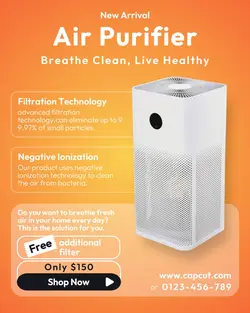 Electronic Air Purifier Instagram Portrait
