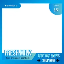 E-Commerce Food and Beverage Frame Product 