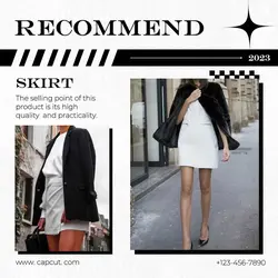 Clothing & Shoes Skirt  Product display simple adv