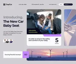 Car Child seat Publicity Simple