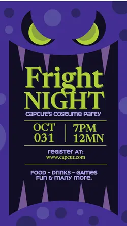 Fright Night - Halloween Poster