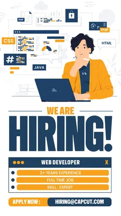 Business WEB DEVELOPER HIRING Recruitment