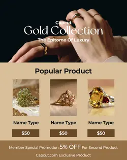 Jawerly Popular Product Display Instagram Potrait