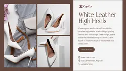 Product Display Fashion High Heels Landscape Post