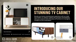 Furniture TV Cabinet Product Display Twitter Post