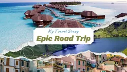 Travel Vlog Road Trip Youtube Thumbnail 