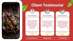Kebab Product Testimonials for food business needs