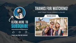 We media Film ending display Travel Minimalist sty