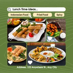 lunch time fried food ideas instagram post