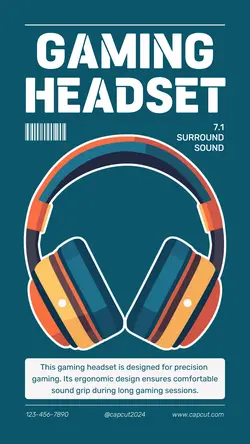 Electronics Gaming Product Display Tiktok Post