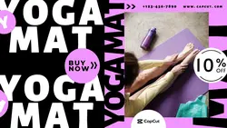 Workout & Fitness Yoga Mat promotion business