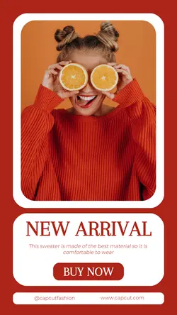 Fashion Sweater Display Instagram Story