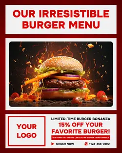 Food Burger Menu Instagram Post 5