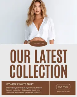 minimalist our latest collection instagram potrait