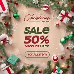 Christmas Sale Linkedin Post