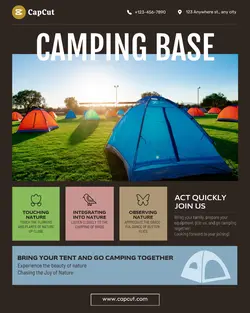 Entertainment Camping Base Event promotion