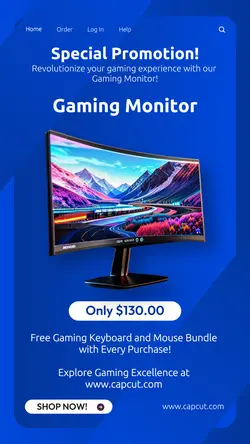Electronic Gaming Monitor Promotion