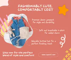 Fashion Baby Clothes Product Display