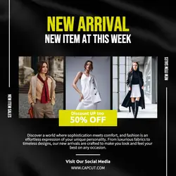 Fashion New Arrrival Item Instagram Post