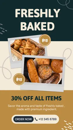 Freshly Baked Stories Template