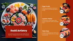 Food Sushi Artistry Menu