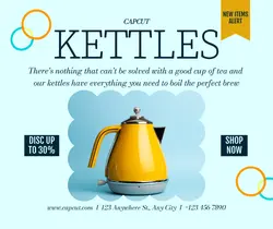 Electronics Kettles Promotion Facebook Post