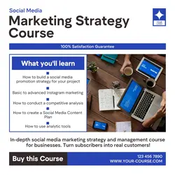 Marketing Strategy Course Instagram Post