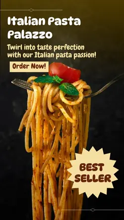 Food and Beverage - Italian Pasta - Instagram Story