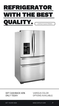 White Minimalist Electronic Product Promotion Tiktok Post