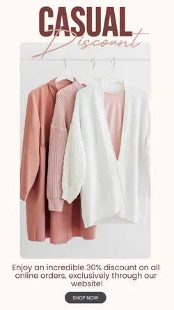 Casual Discount Promotion Instagram Story