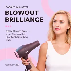 Electronics Product Hair Dryer Instagram Post