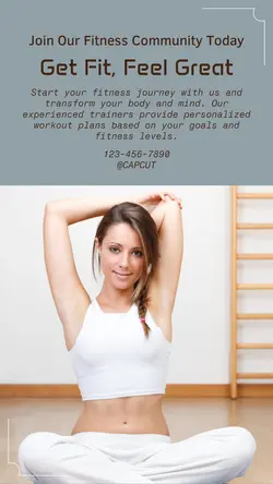 Workout & Fitness Announcement