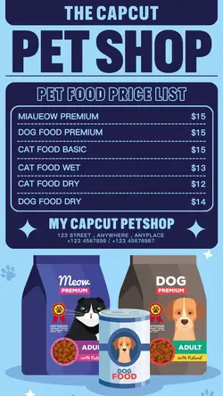 Pet Services price list 2