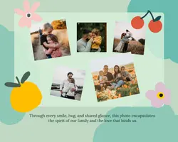 Non-Marketing Family Photo Collage