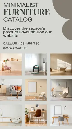 MINIMALIST FURNITURE CATALOG INSTAGRAM POST