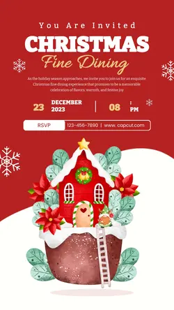Other Industries Christmas Dinner Invitation