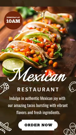 Mexican Restaurant - IG Story Template