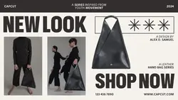 Minimalist Bag Promotion Twitter Post