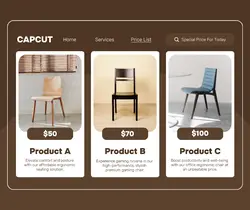Chair Product Facebook Post