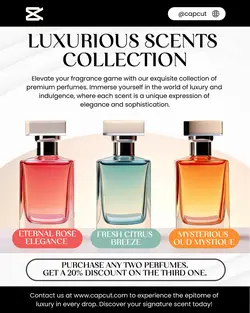Beauty Perfume Promotion Instagram Portrait